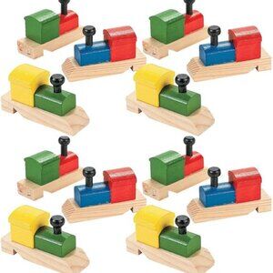 Train-Shaped Whistles ~ Set of 12 Assorted Train Whistles ~ Treasure Box ~ Party